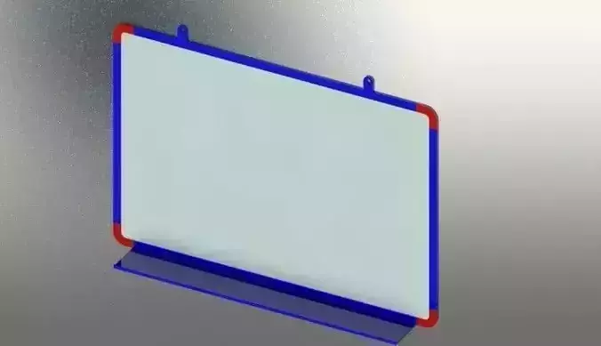 Whiteboard with frame