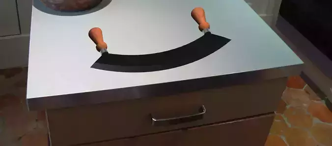 Two-Handled Chopping Knife