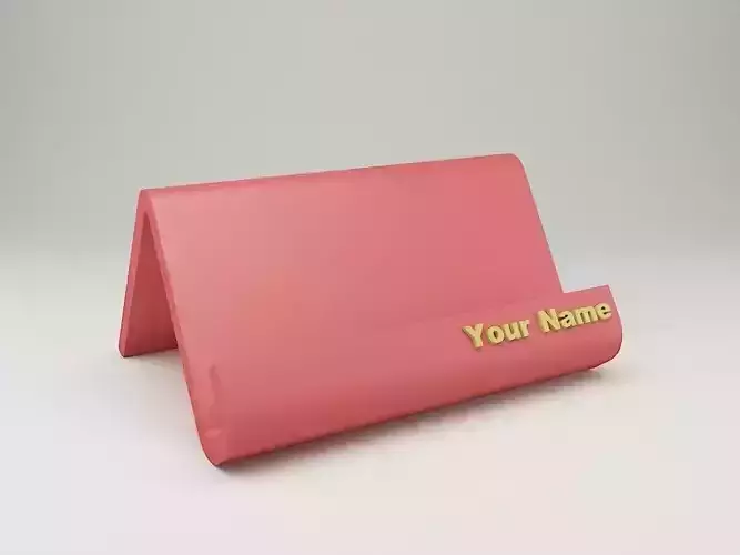 Modern Business Card Holder 3D print model