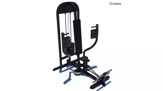 Pec Dec Fly Machine - Gym Equipment 3D model