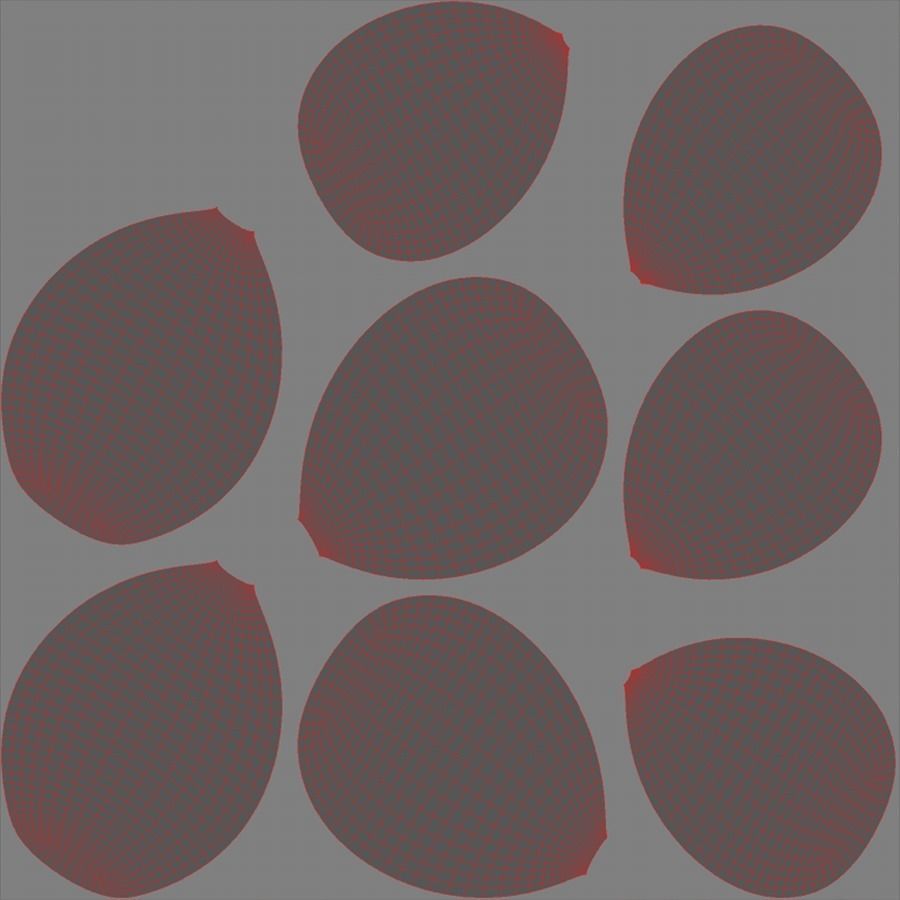 White Sand Hour Glass Low-poly 3D model_11