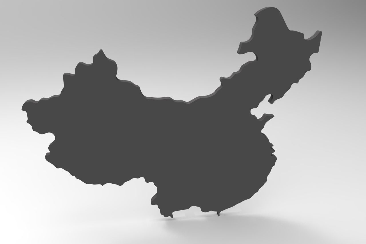 China 3d map Free 3D model_2