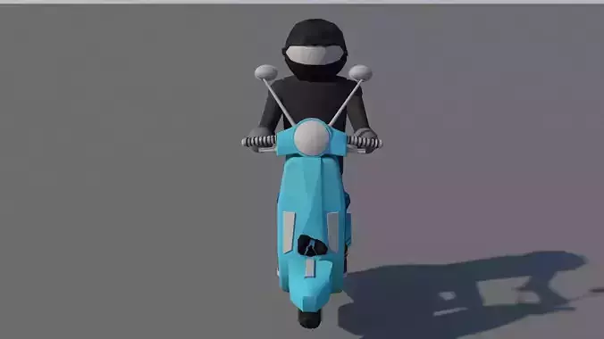 moped ninja on scooter