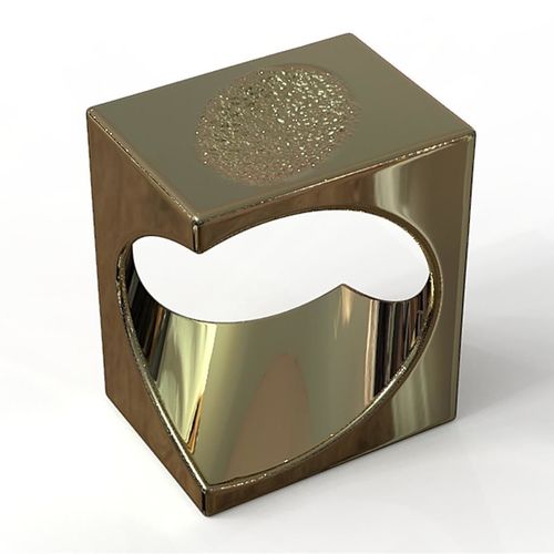 Ovoide cubic ring  3D print model