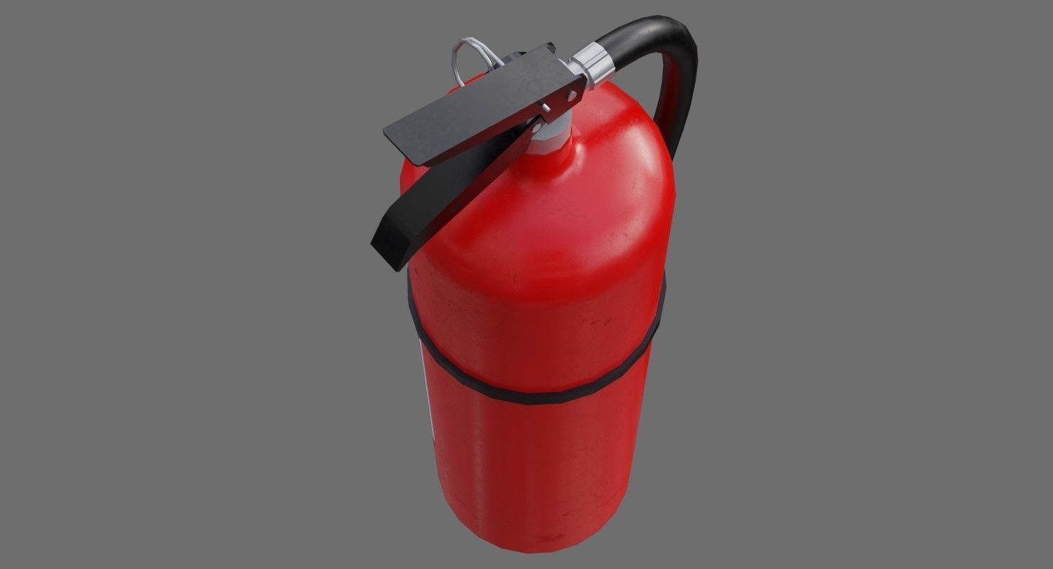 Fire Extinguisher 1A Low-poly 3D model_2
