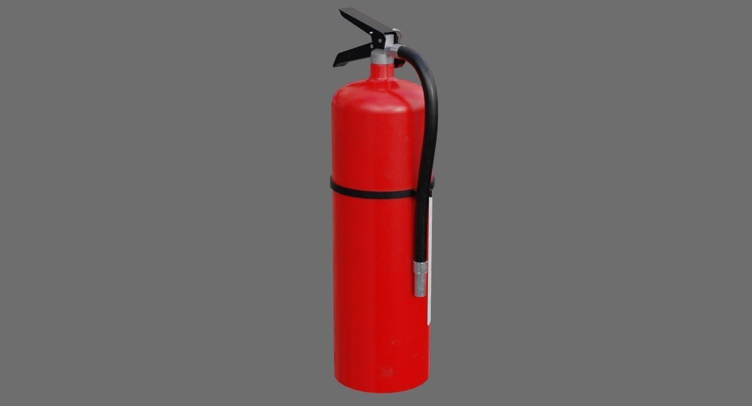 Fire Extinguisher 1A Low-poly 3D model_1