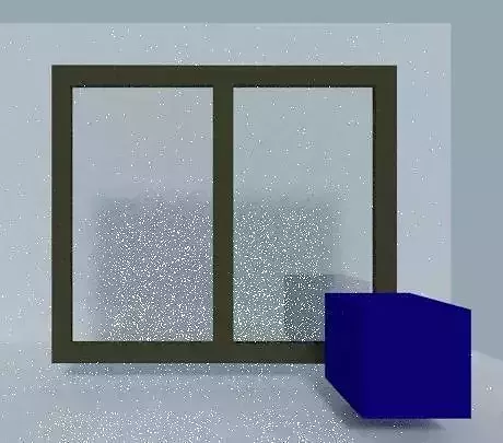 Window - finestra - glass Low-poly 3D model