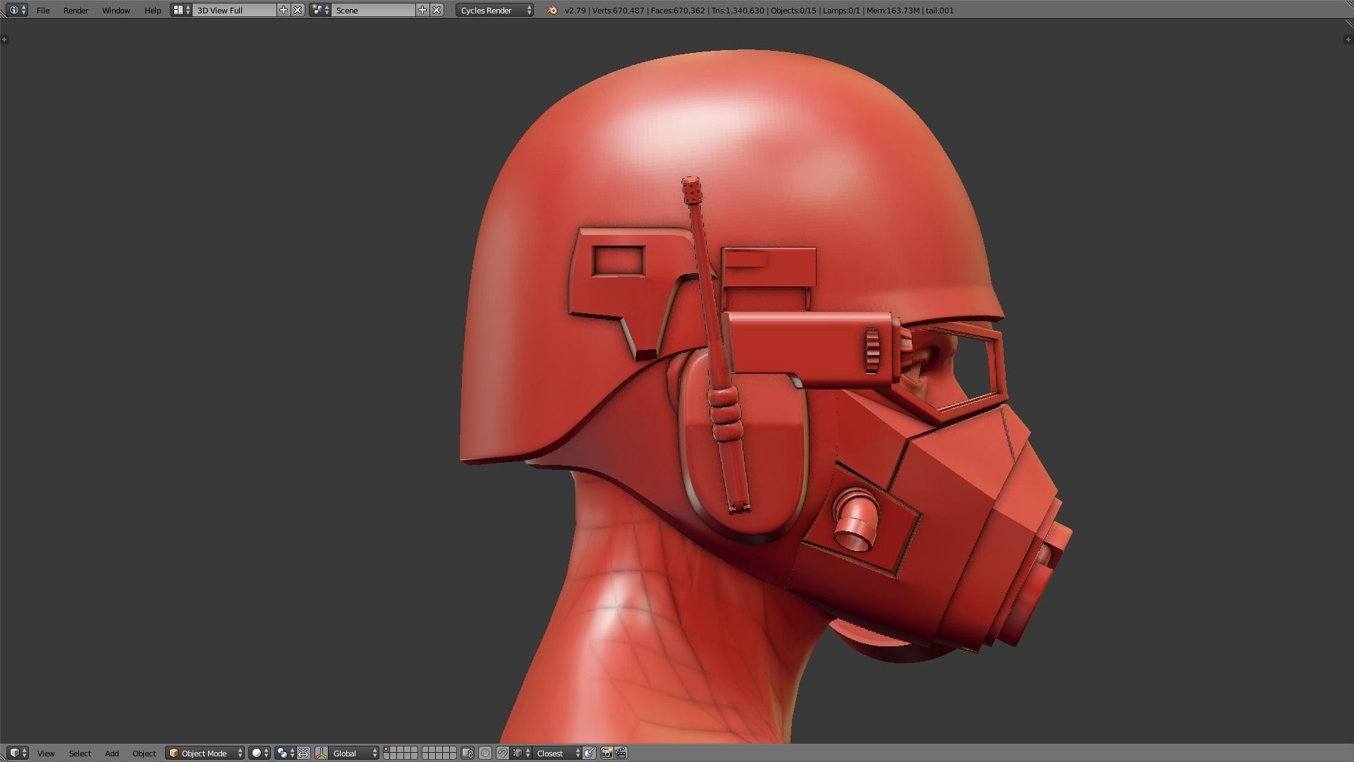 NCR Ranger Helmet 3D print model_3