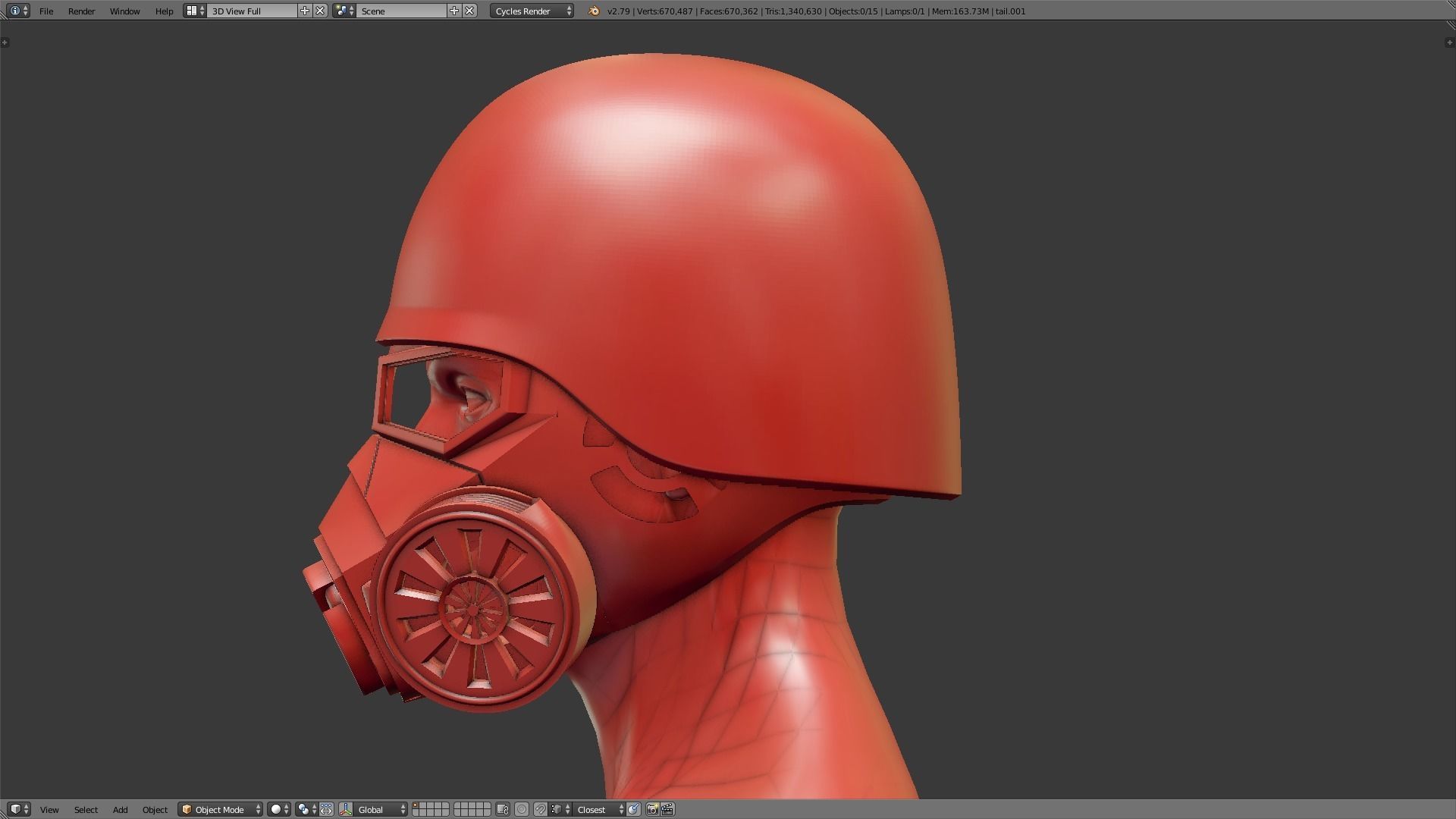 NCR Ranger Helmet 3D print model_2