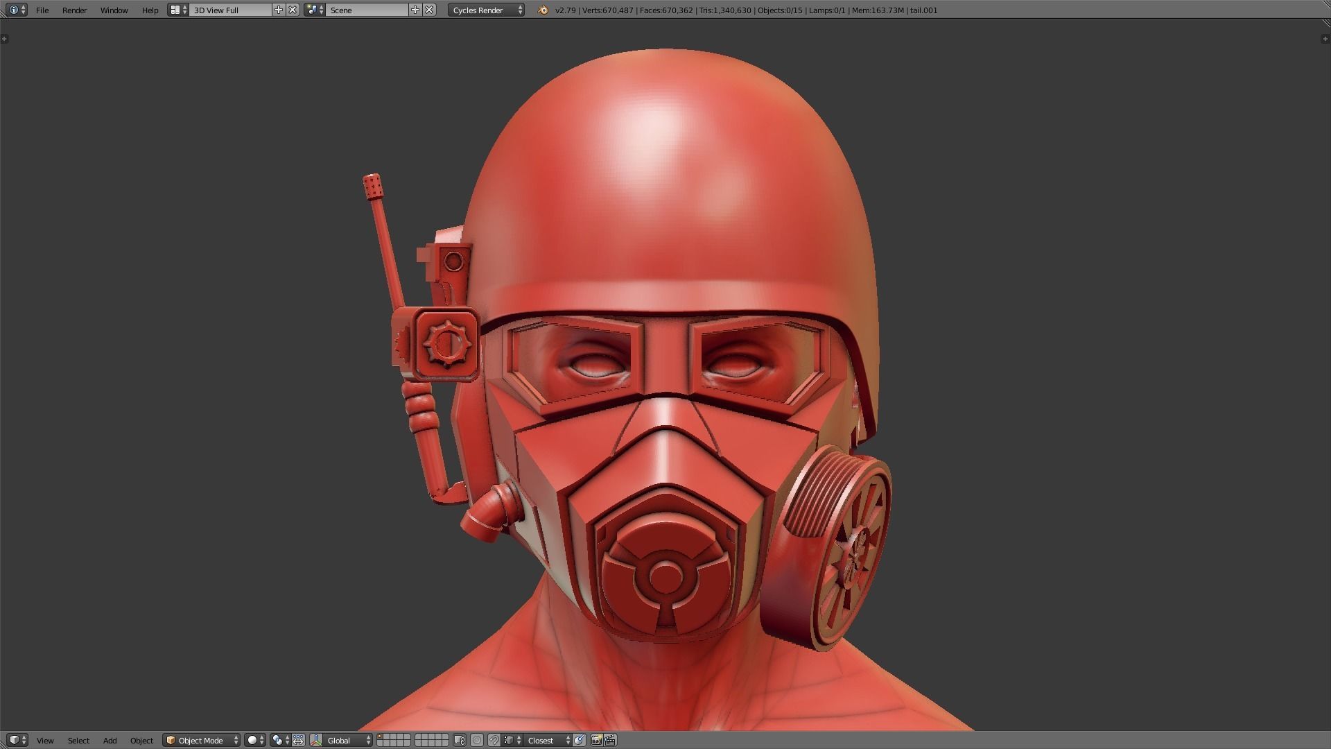 NCR Ranger Helmet 3D print model_1