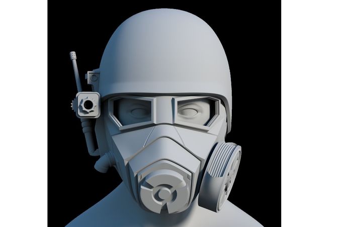 NCR Ranger Helmet  3D print model