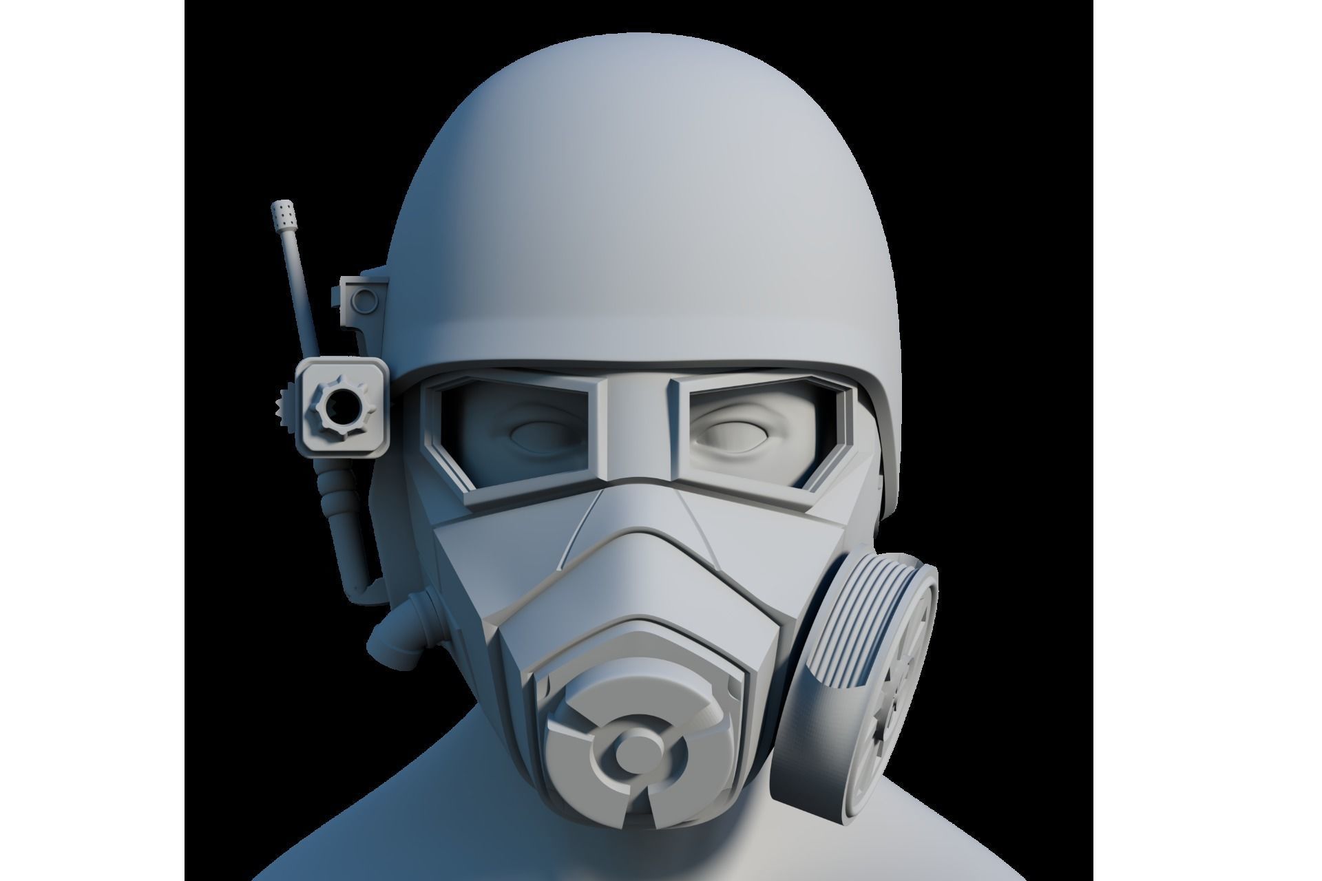 NCR Ranger Helmet 3D print model_0