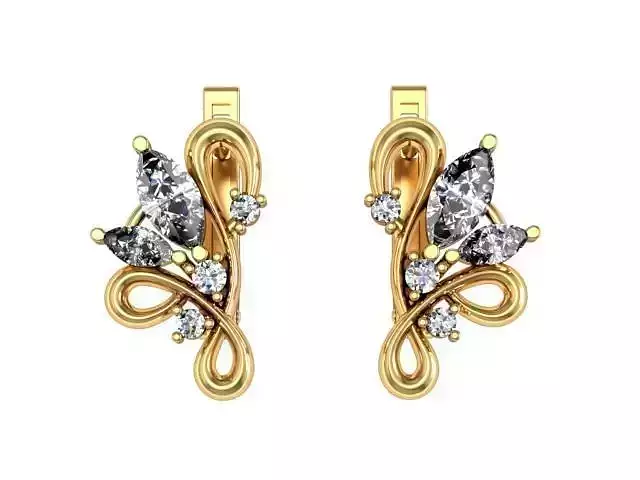 Earrings pattern small