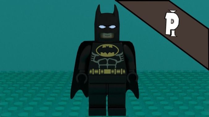 Lego Bat-man Free 3D model