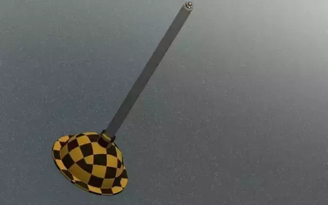 Sink plunger Free 3D model