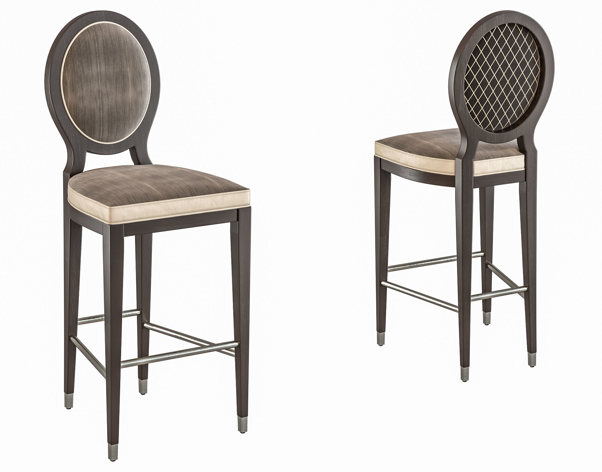 Roche Bobois GRAND HOTEL Bar stool 3D model_0