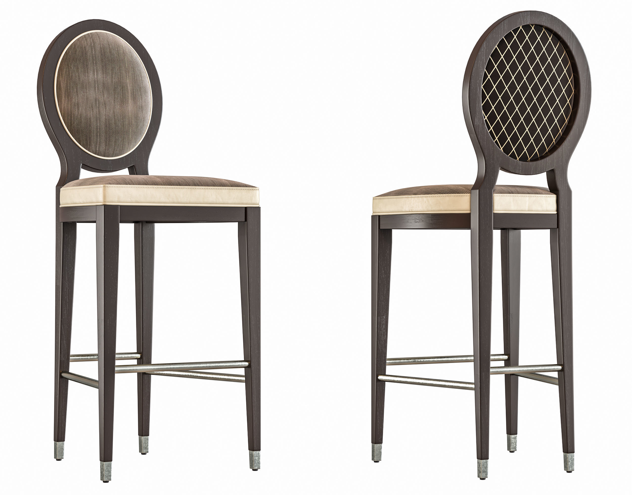 Roche Bobois GRAND HOTEL Bar stool 3D model_2