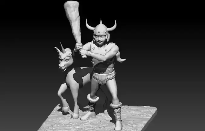 Bobby and the Unicorn 3D print model