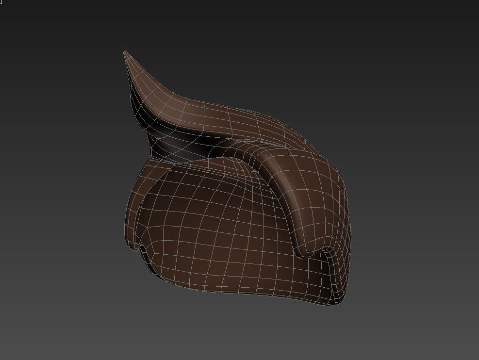 Hair 3d model cat 3D model_3