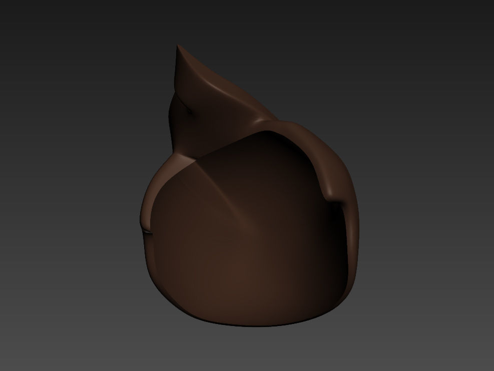 Hair 3d model cat 3D model_7