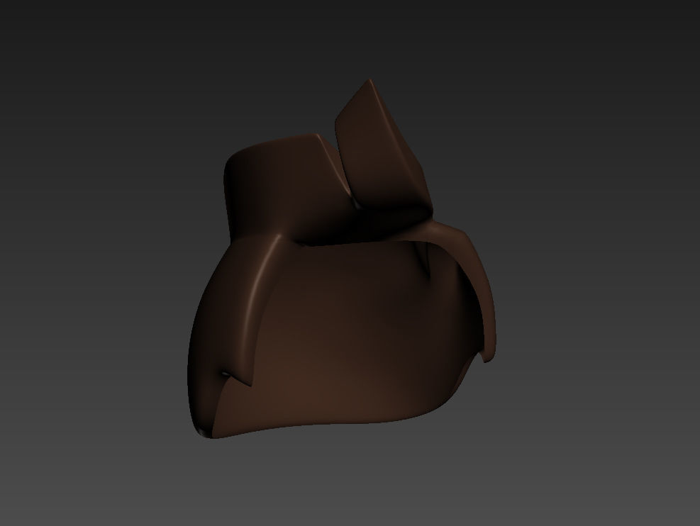 Hair 3d model cat 3D model_2