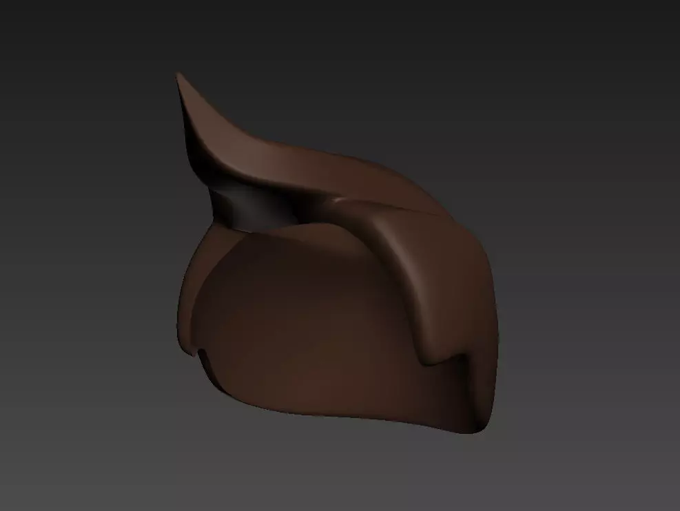 Hair 3d model cat 3D model_0