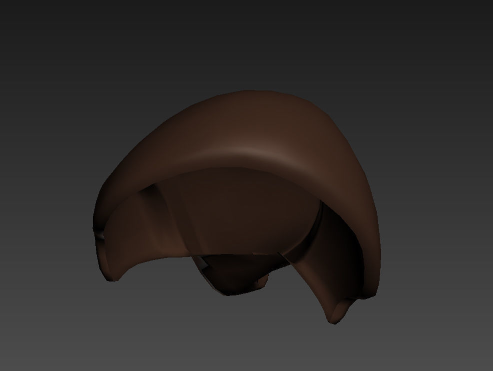 Hair 3d model cat 3D model_9