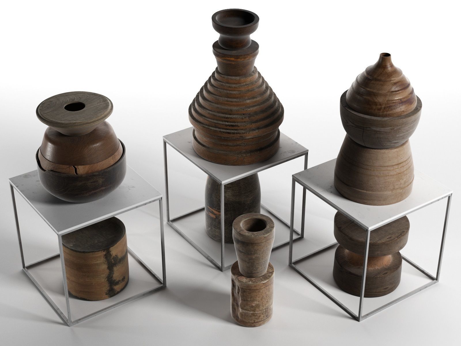 Decorative Objects Set 3 3D model_1