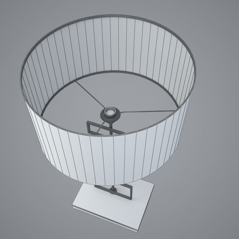 Modern luxurious table lamp - Porta Romana Salperton 3D model_7