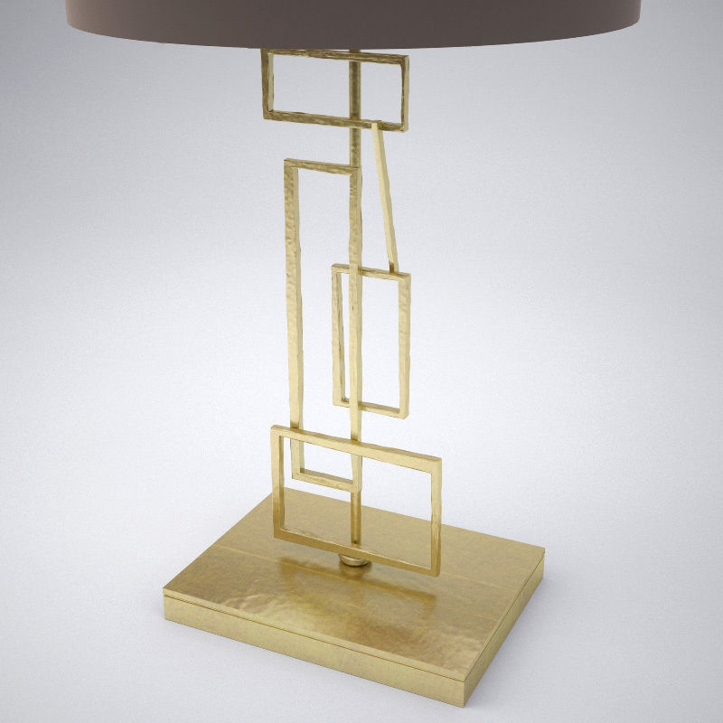 Modern luxurious table lamp - Porta Romana Salperton 3D model_1