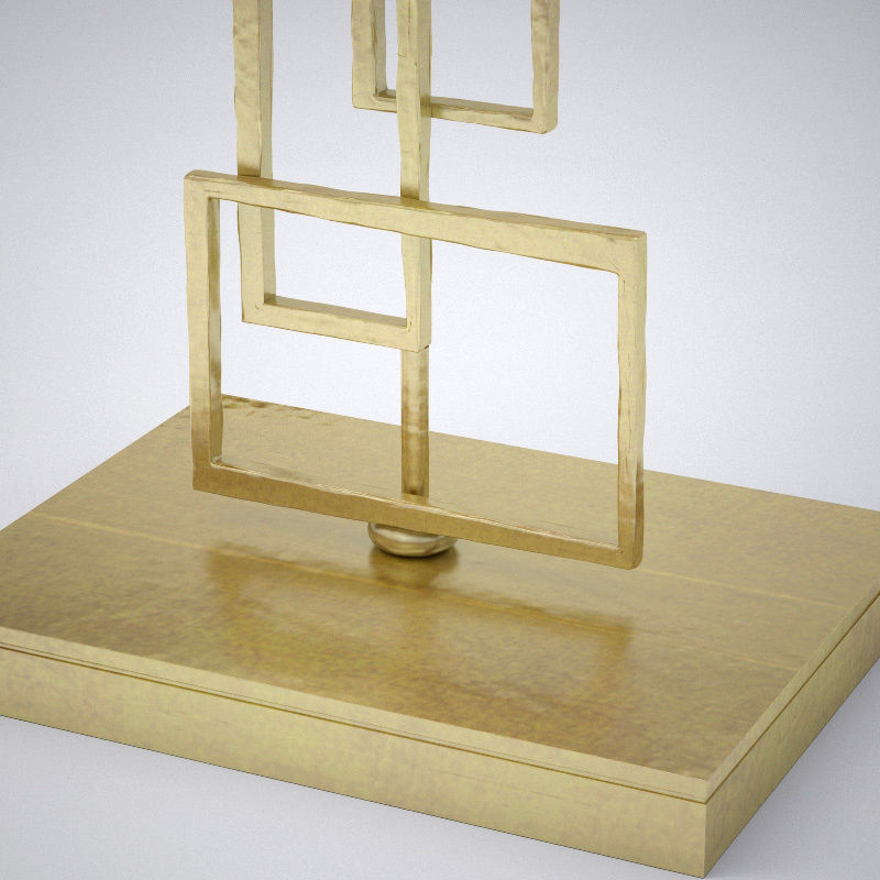 Modern luxurious table lamp - Porta Romana Salperton 3D model_2