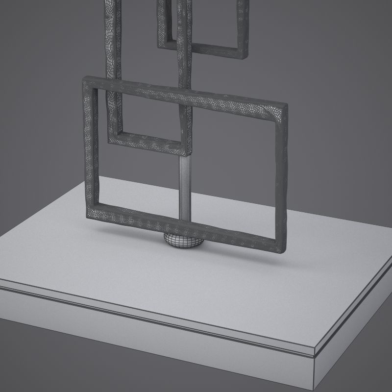 Modern luxurious table lamp - Porta Romana Salperton 3D model_6