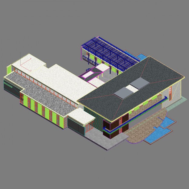 Public Building 01 3D model_8