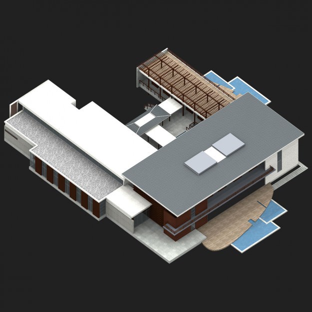 Public Building 01 3D model_3