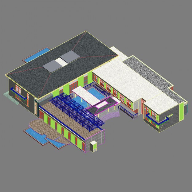 Public Building 01 3D model_7