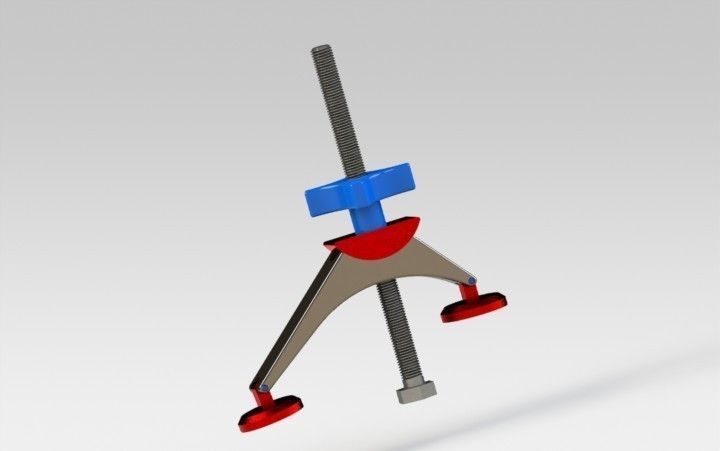 Pivot Clamp Free 3D model_1