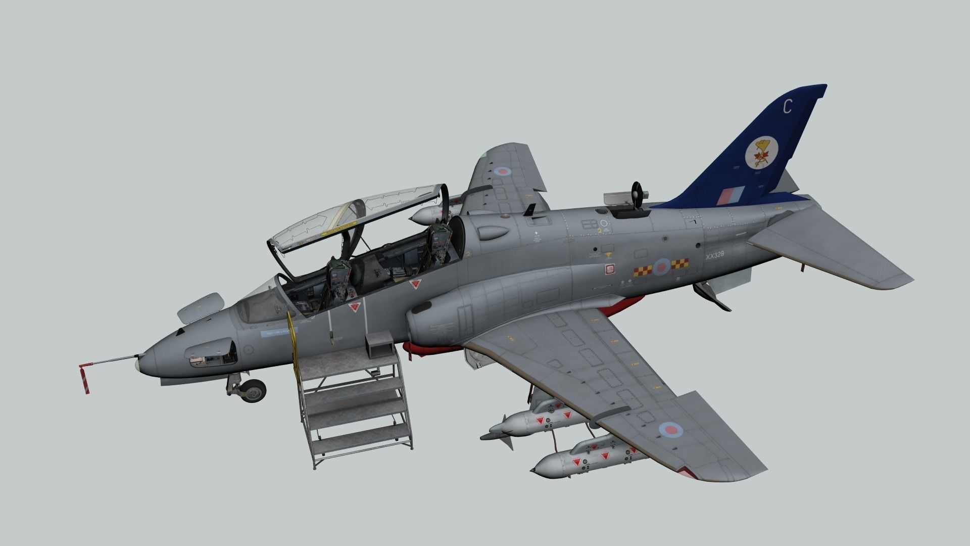 Hawk T1 3D model_1