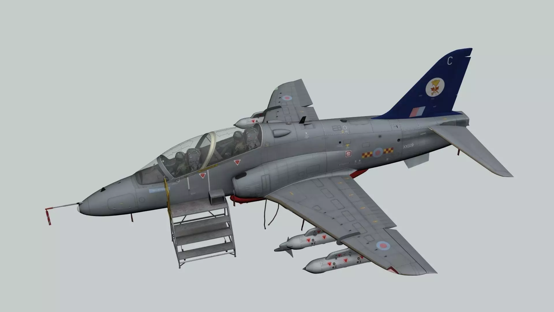 Hawk T1 3D model_0