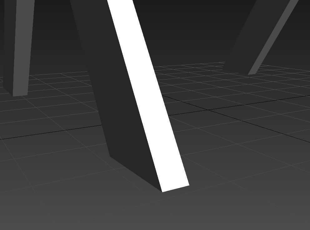 Table with cross 3D model_6