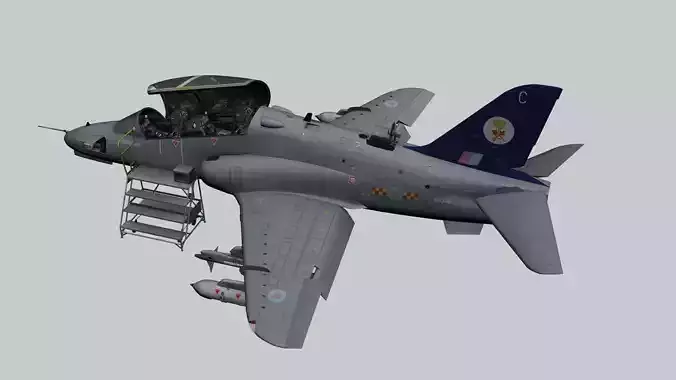 Hawk T1 3D Cockpit 3D model