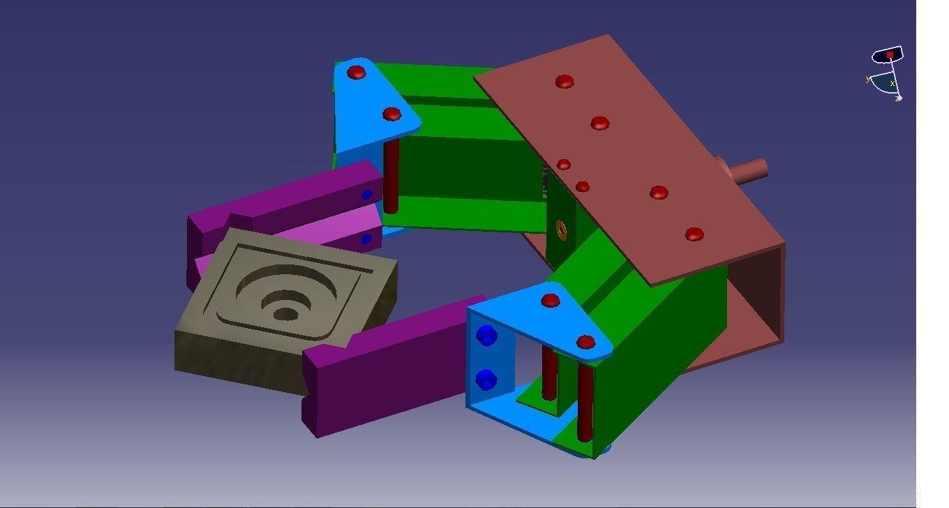 Robotic gripper Free 3D model_3