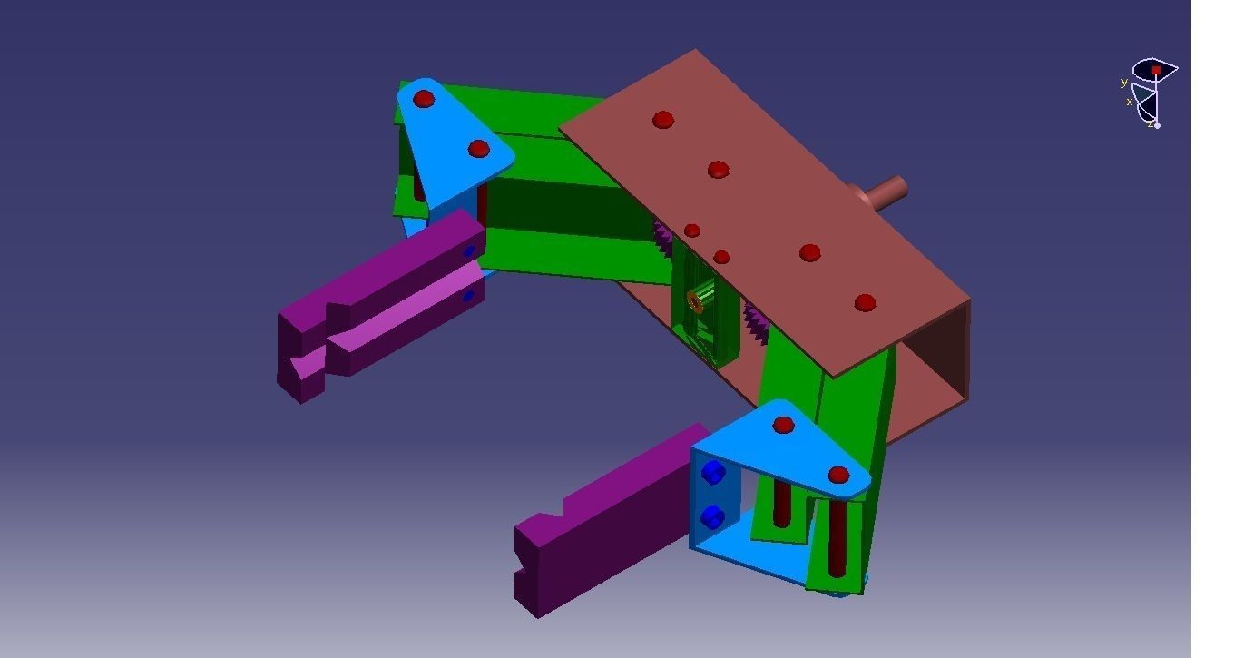 Robotic gripper Free 3D model_1