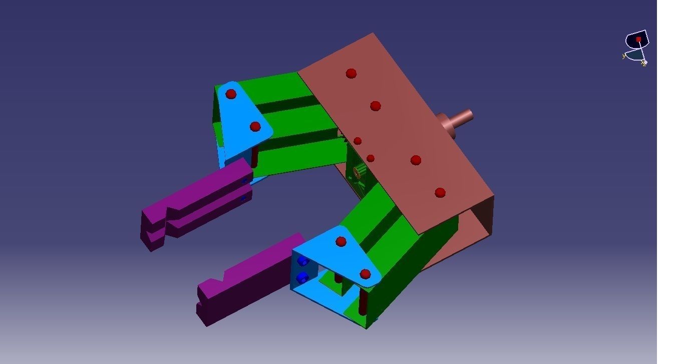 Robotic gripper Free 3D model_5