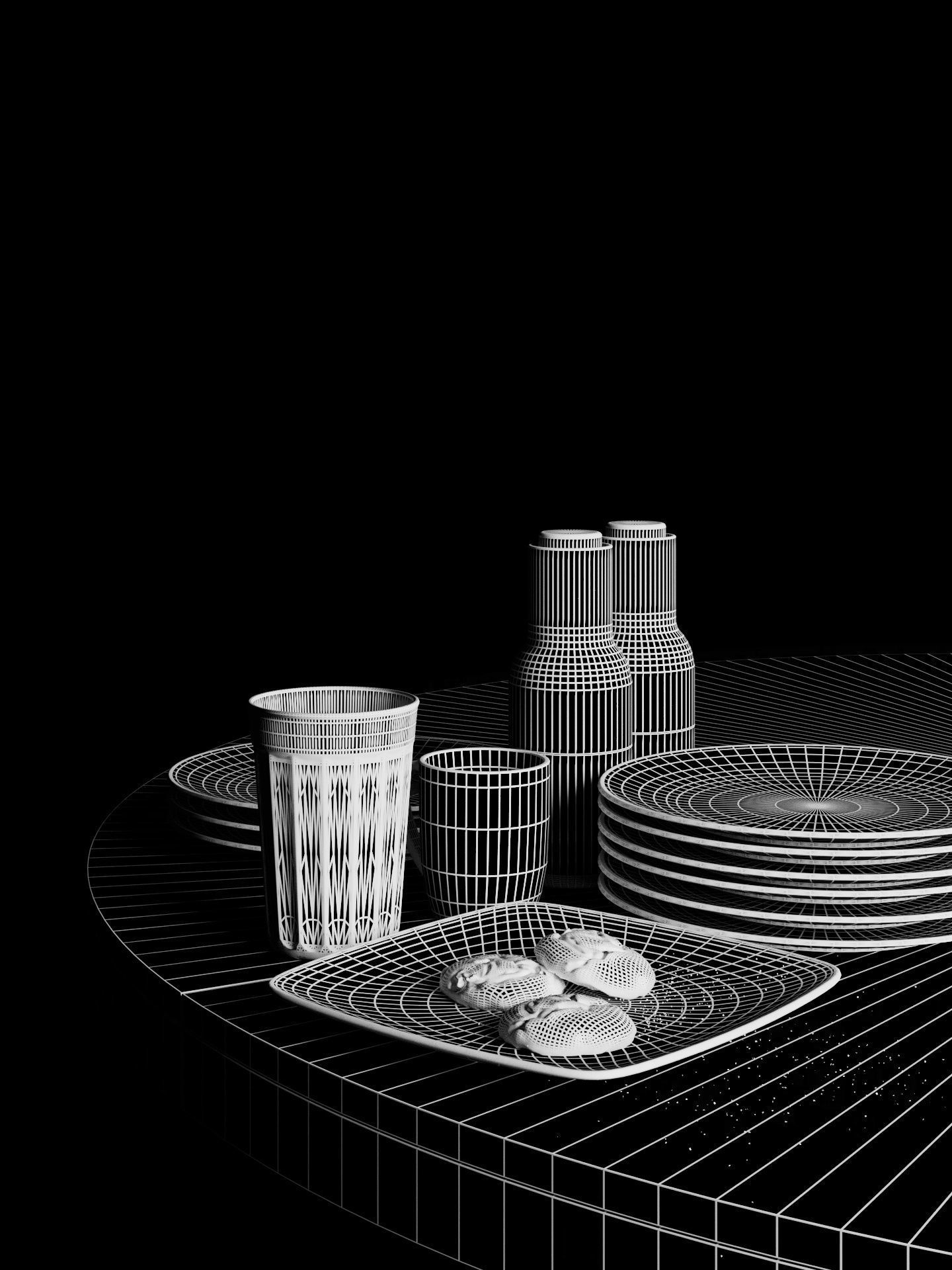 Scene for Cinema 4D and Corona Renderer Free 3D model_4