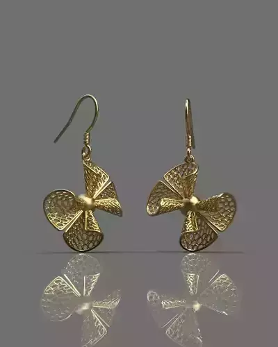 Stylized earrings