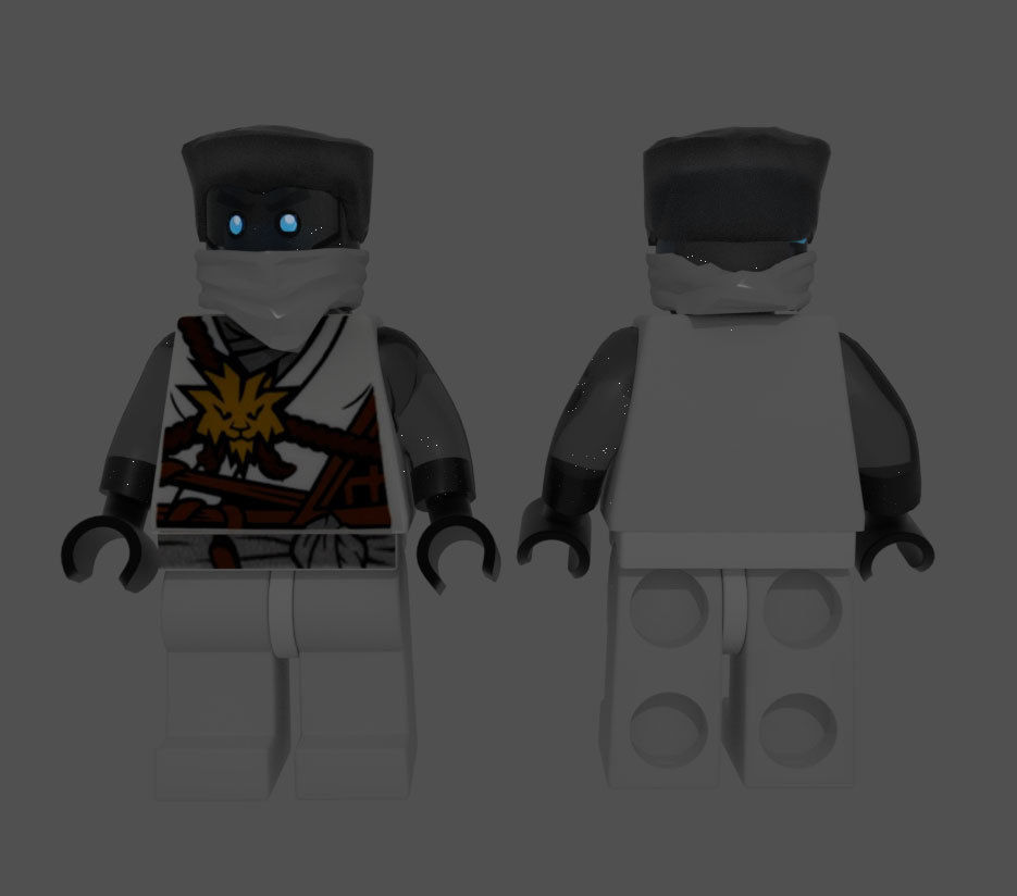 Lego Zane Ninjago Free 3D model_4