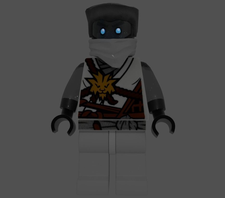 Lego Zane Ninjago Free 3D model_5