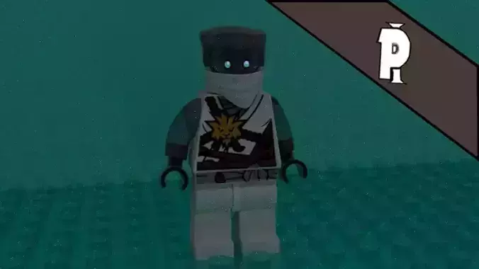 Lego Zane Ninjago Free 3D model