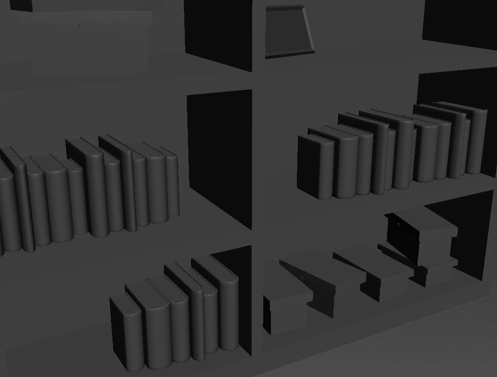 Book Shelf 3D model_9