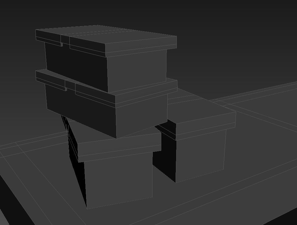 Book Shelf 3D model_4